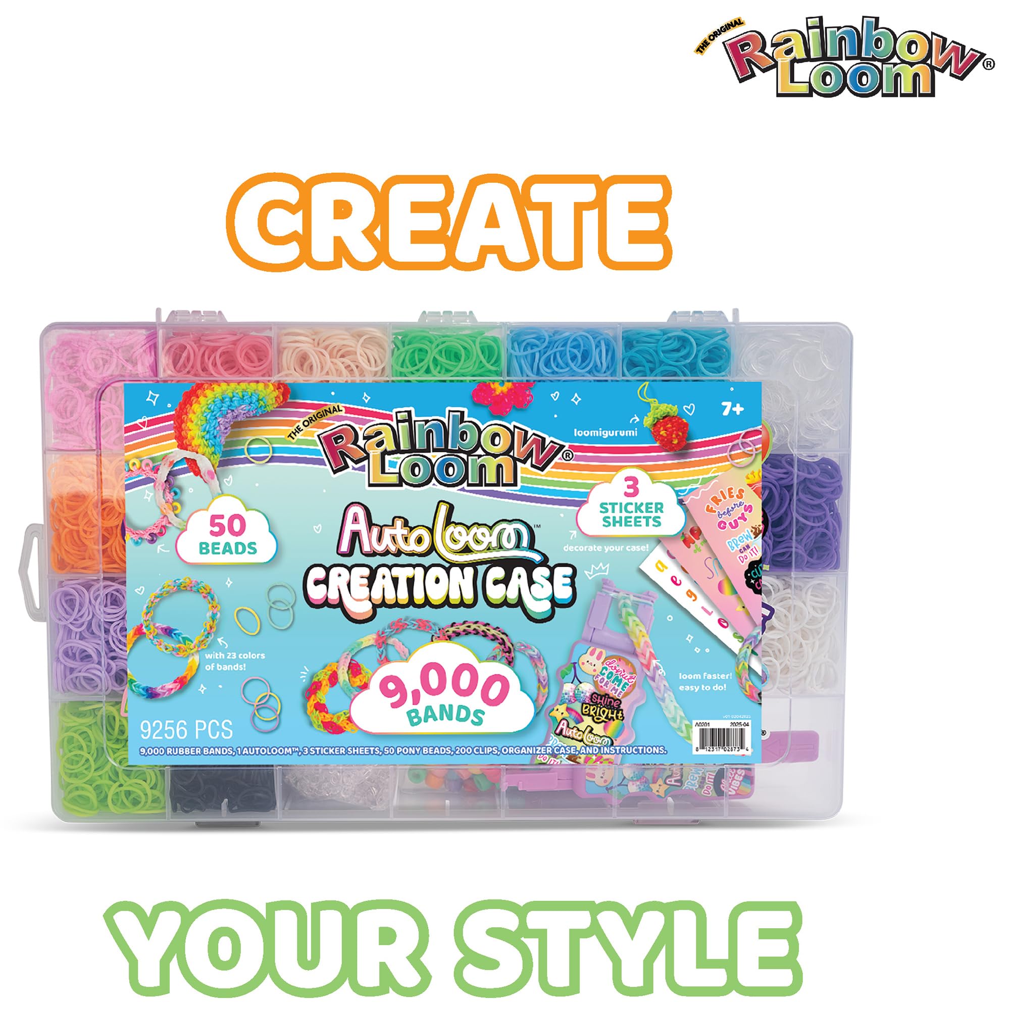 Rainbow Loom kit in use by child crafting bracelet, boosting creativity and confidence