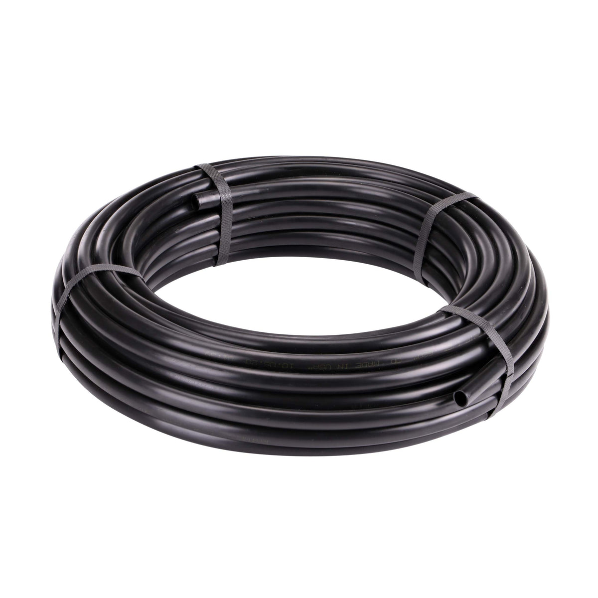 Raindrip front view 100 ft coil showing tubing ready to install and durable finish