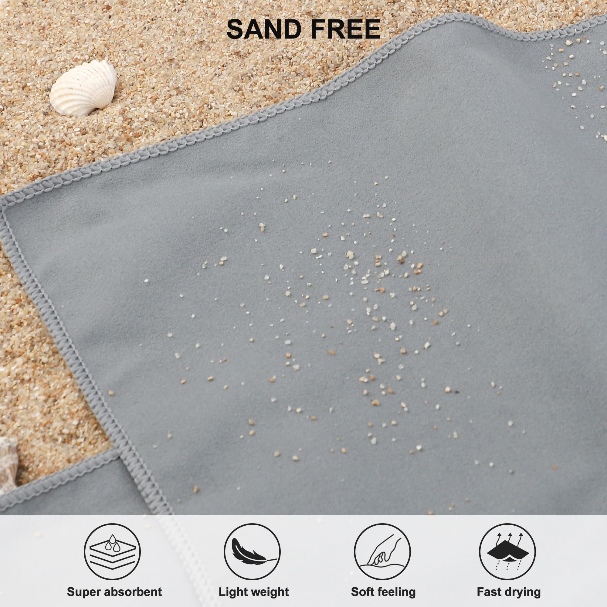 Rainleaf zippered pocket detail secures small items while traveling