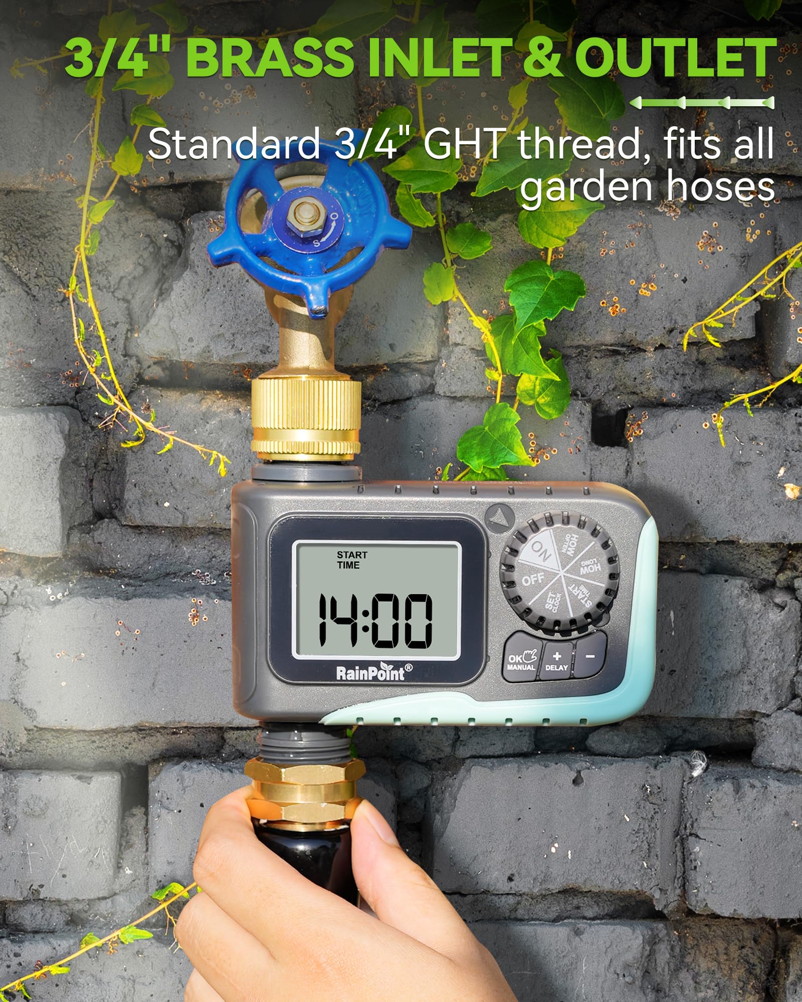 RAINPOINT weather-resistant body texture highlighting durable outdoor protection