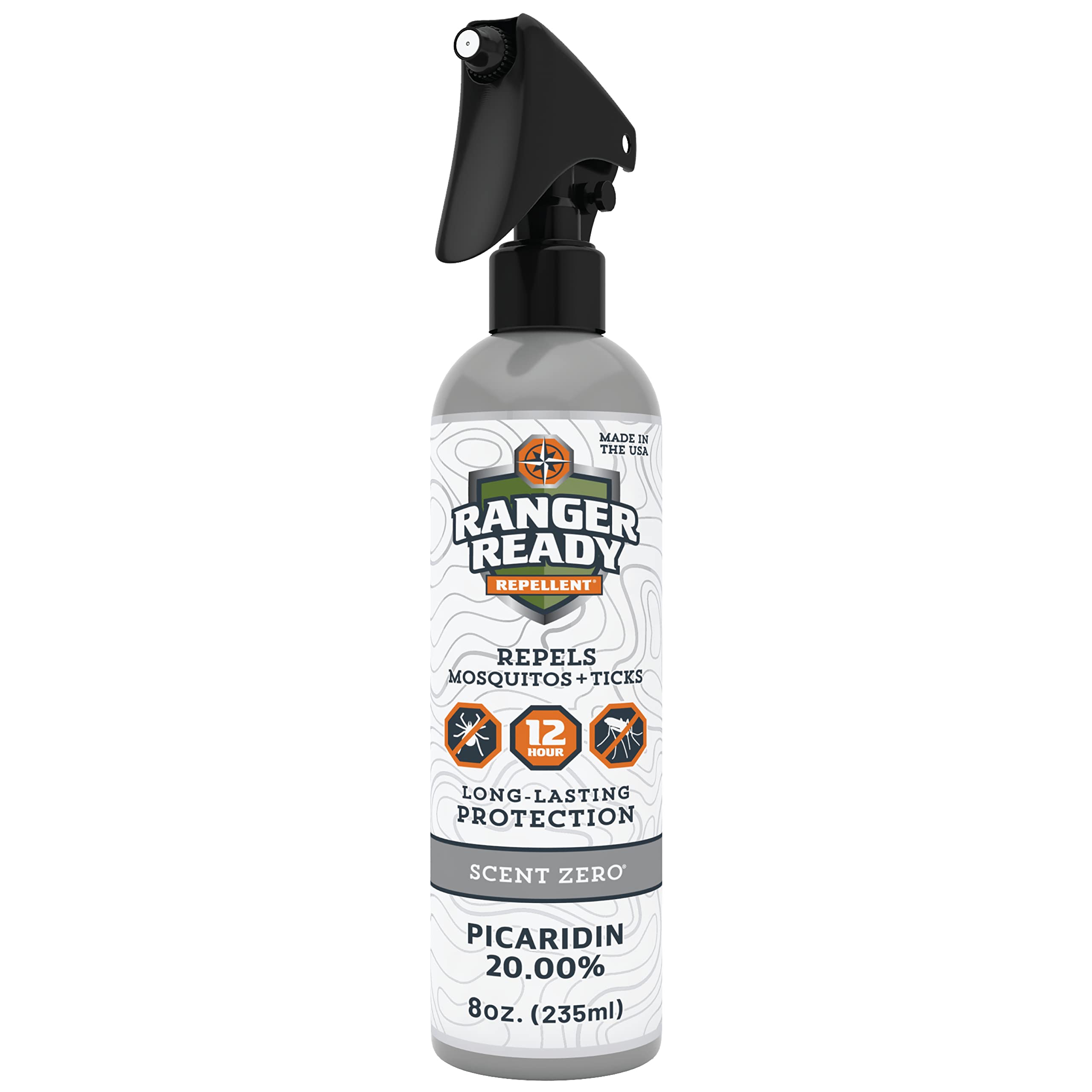 Ranger Ready front packaging showing unscented picaridin benefit