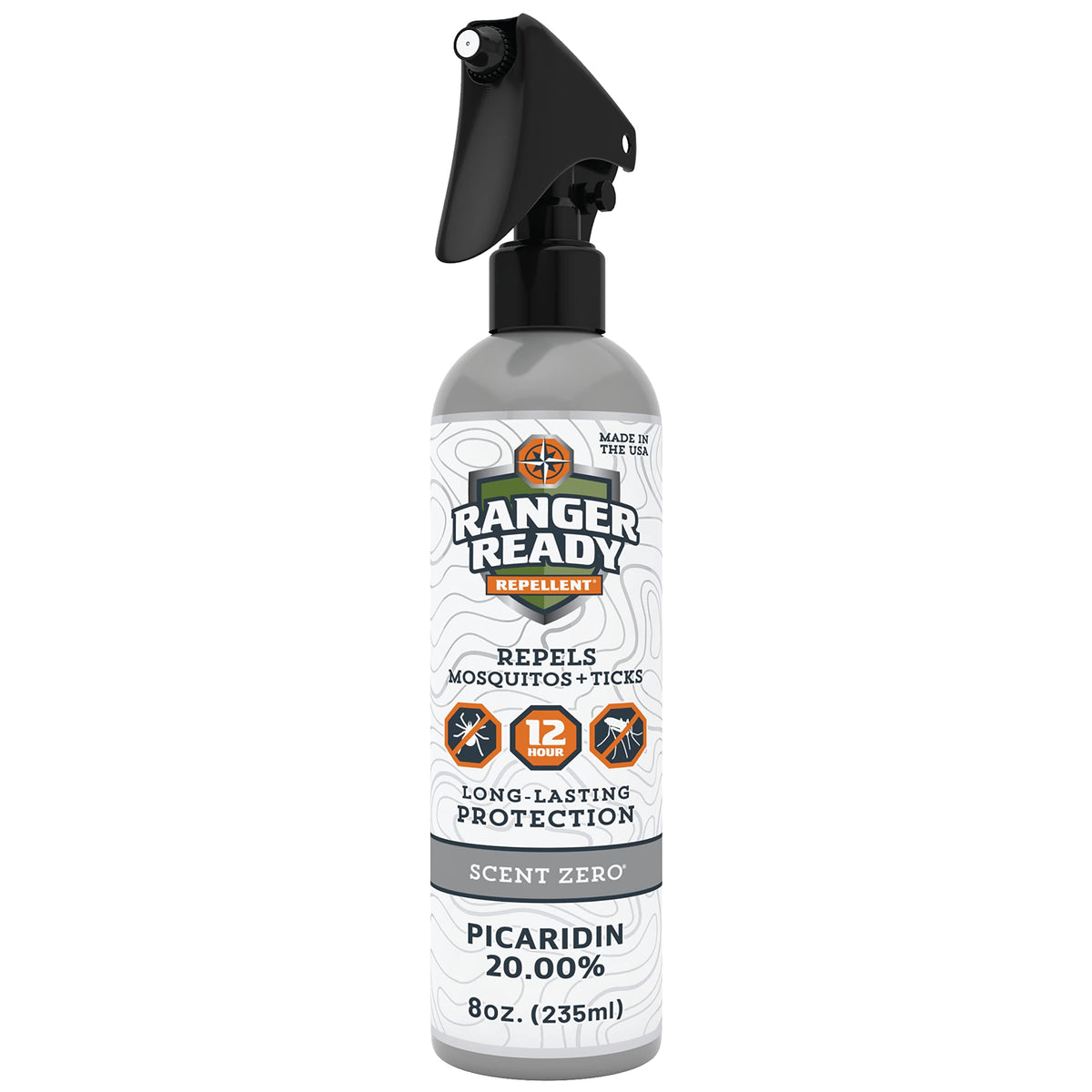 Ranger Ready front packaging showing unscented picaridin benefit