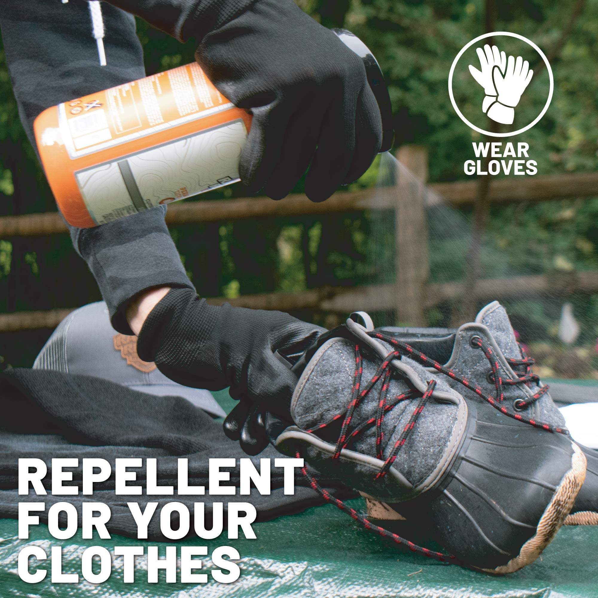 Ranger Ready applied to backpack and gear to repel insects