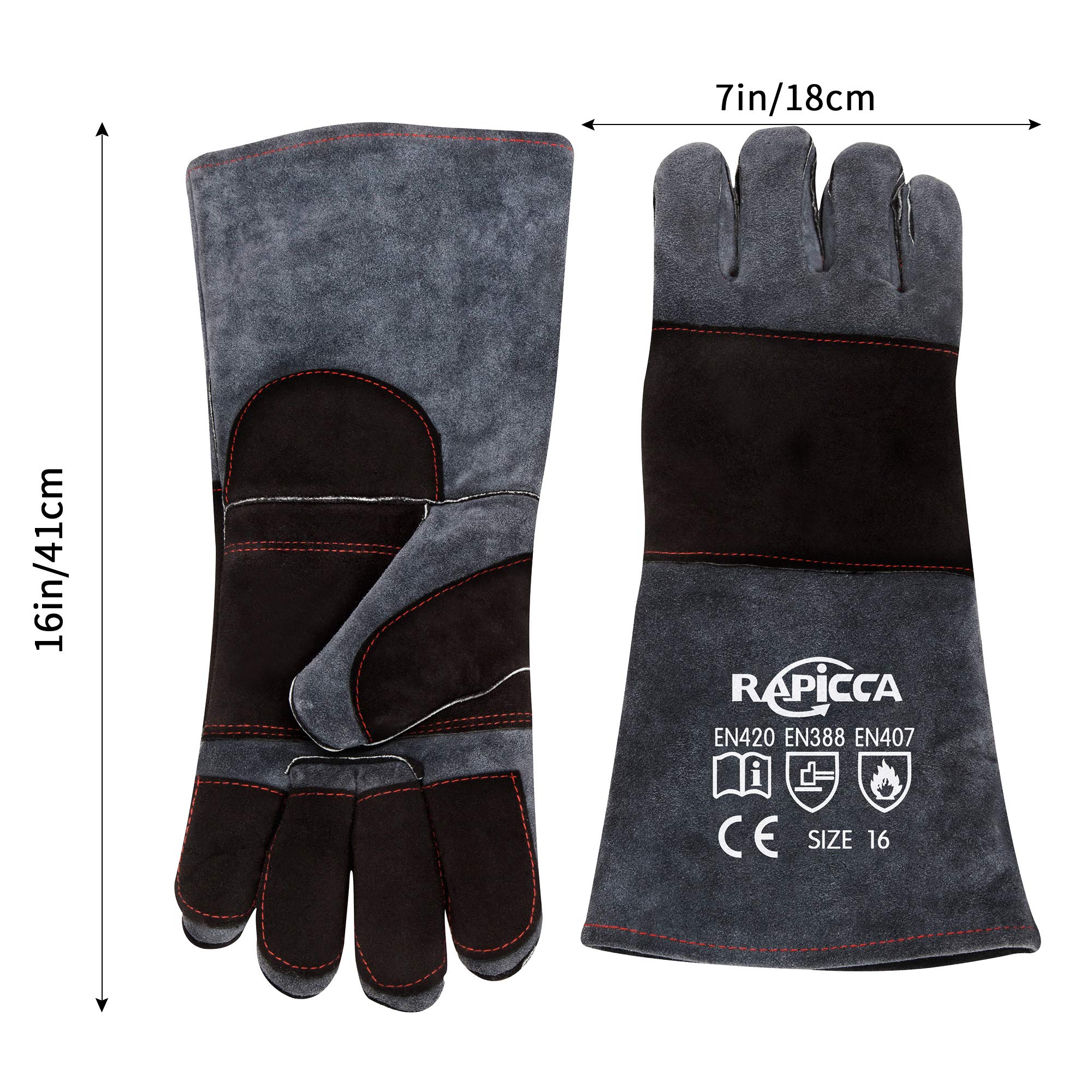 RAPICCA packaging and pair layout presenting ready-to-use gloves