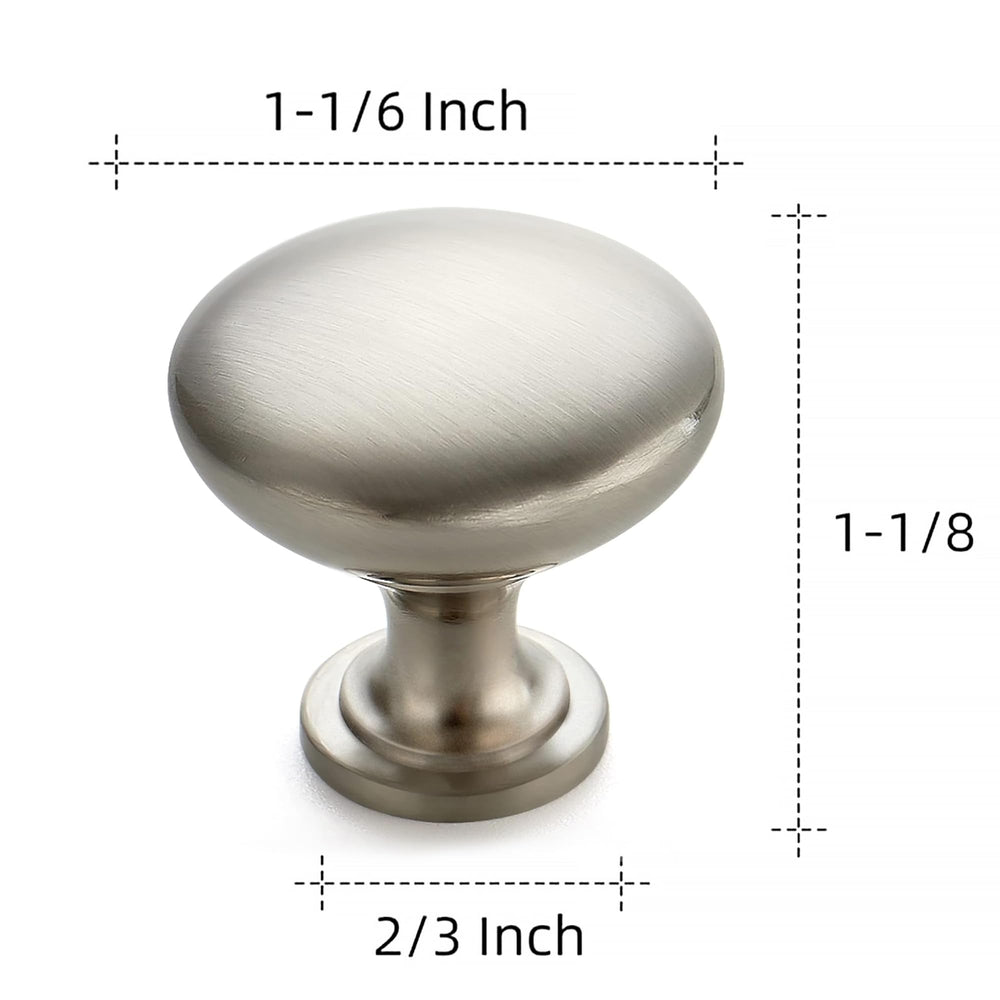 Ravinte side profile showing 1-1/6" diameter and mounting proportions