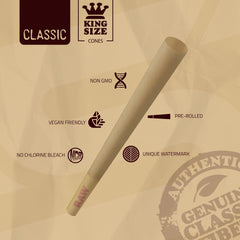 RAW cones tip close-up showing built-in mouthpiece for cleaner draws