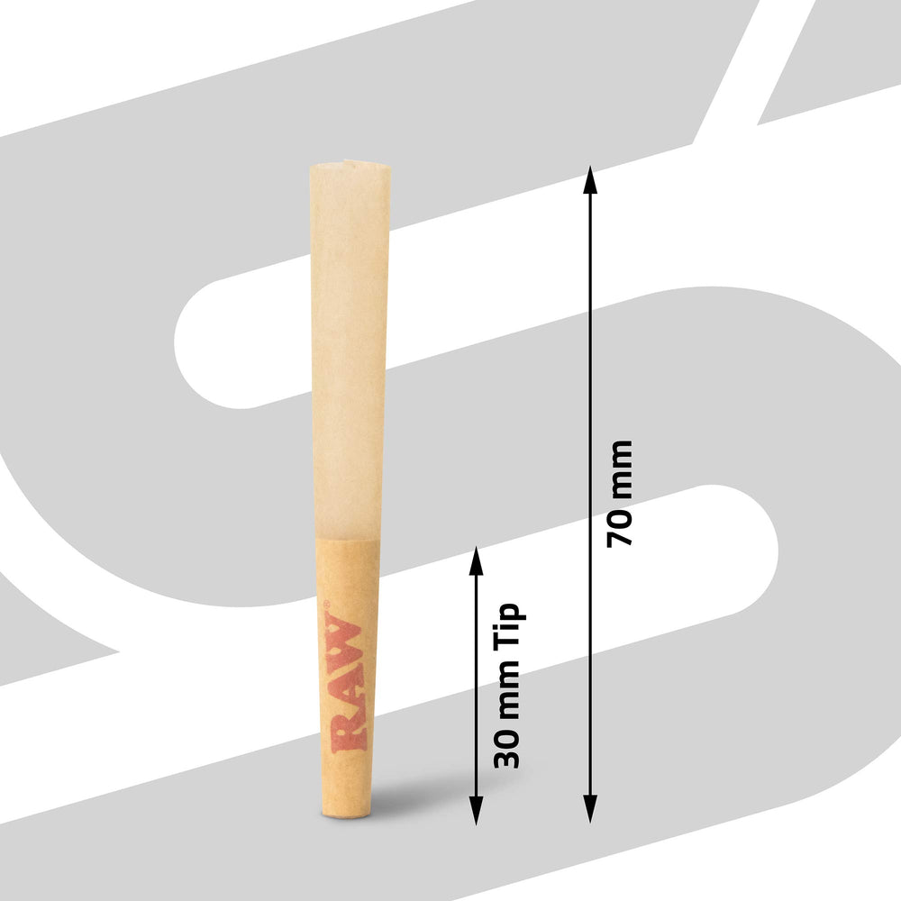 RAW stacked cones detail showing three-per-stack, organized protection