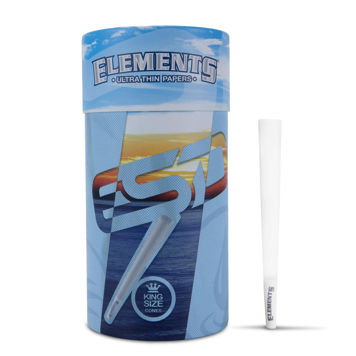 RAW Elements front packaging showing 100 pack and eco benefits