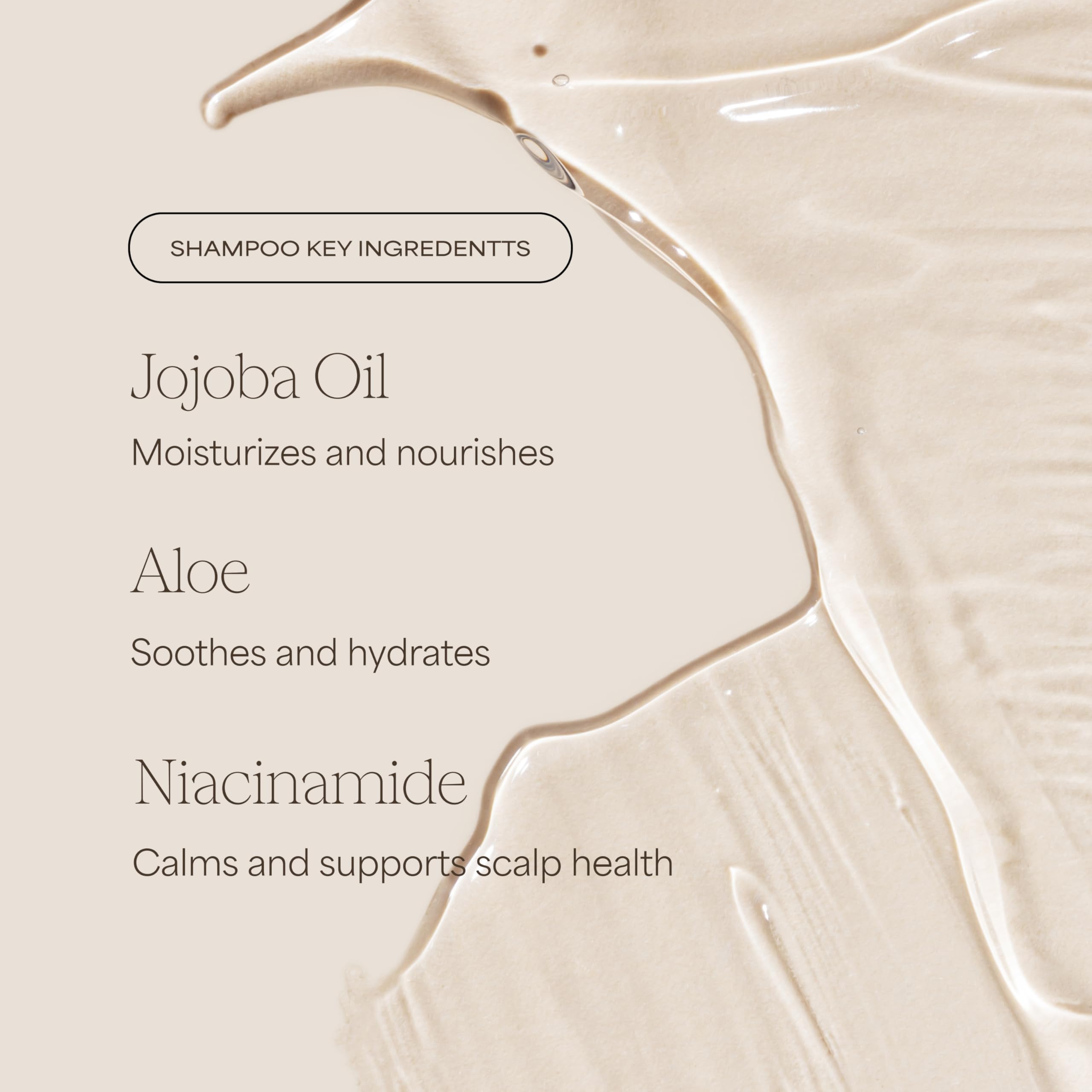 RAW SUGAR conditioner cream detail highlighting smoothing action
