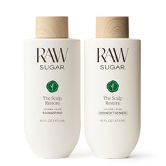 RAW SUGAR front packaging showing both bottles and benefits