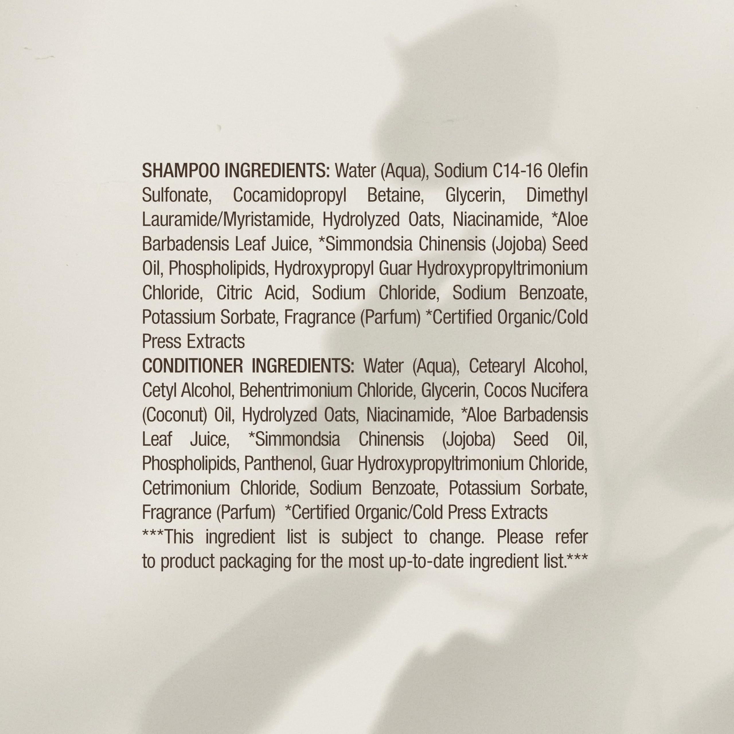 RAW SUGAR on color-treated hair demonstrating gentle care and shine