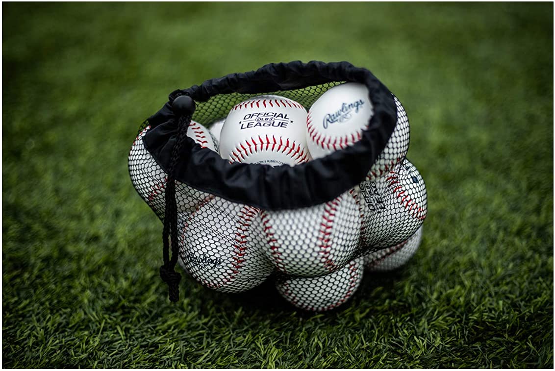 Rawlings glove catching close-up showing seams aiding secure catches