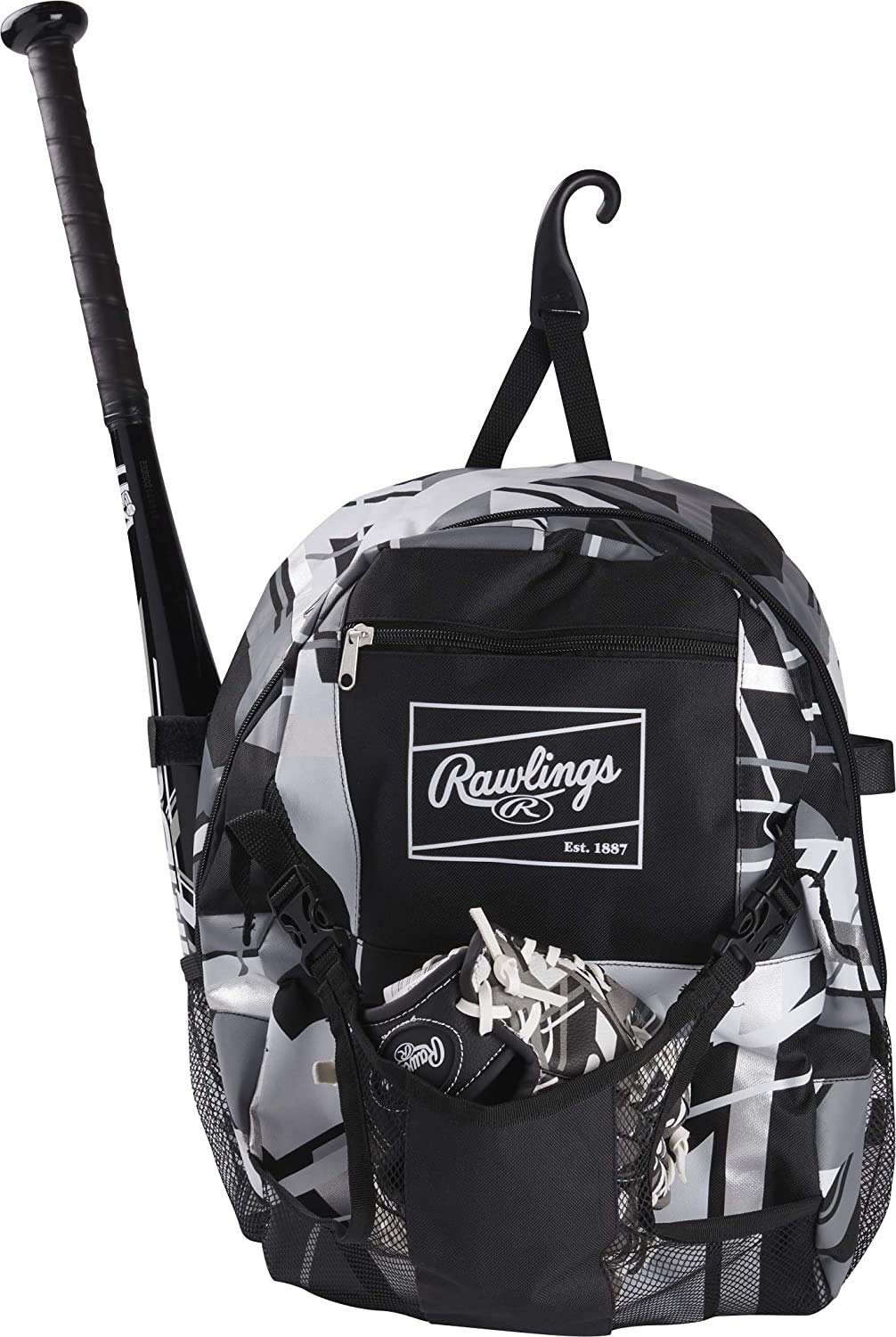 Rawlings REMIX side sleeves with bats demonstrating fast access