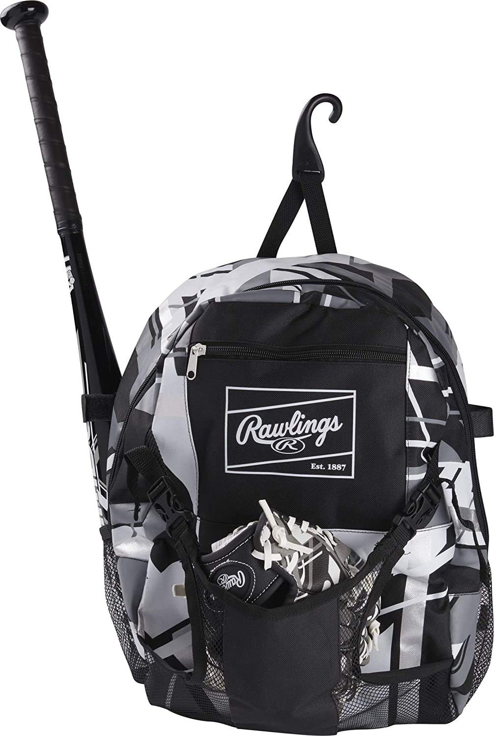 Rawlings REMIX side sleeves with bats demonstrating fast access