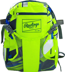 Rawlings REMIX side sleeves holding youth bats and bottle for easy access