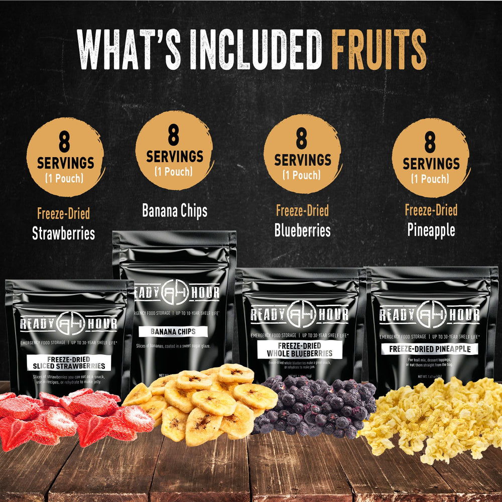 Ready Hour rehydrated fruit bowl demonstrating quick preparation and taste benefit