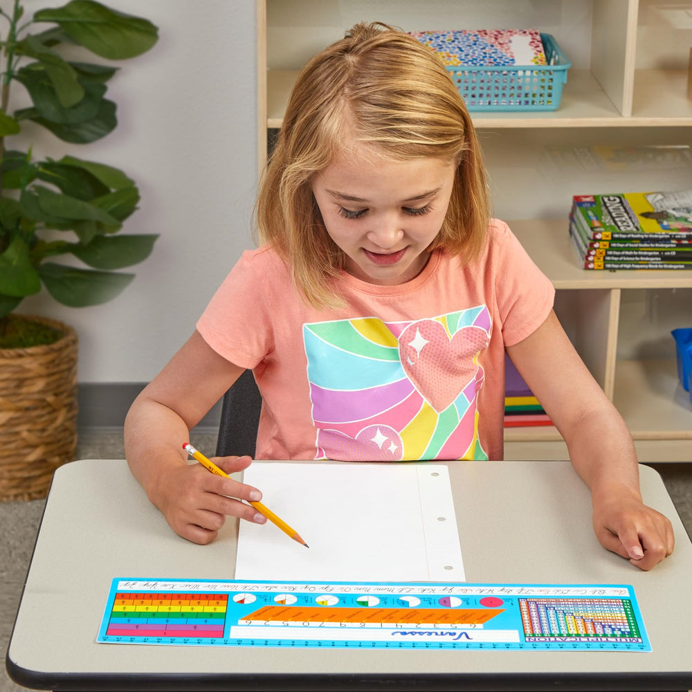 Really Good Stuff cursive letter guide close-up supporting handwriting practice