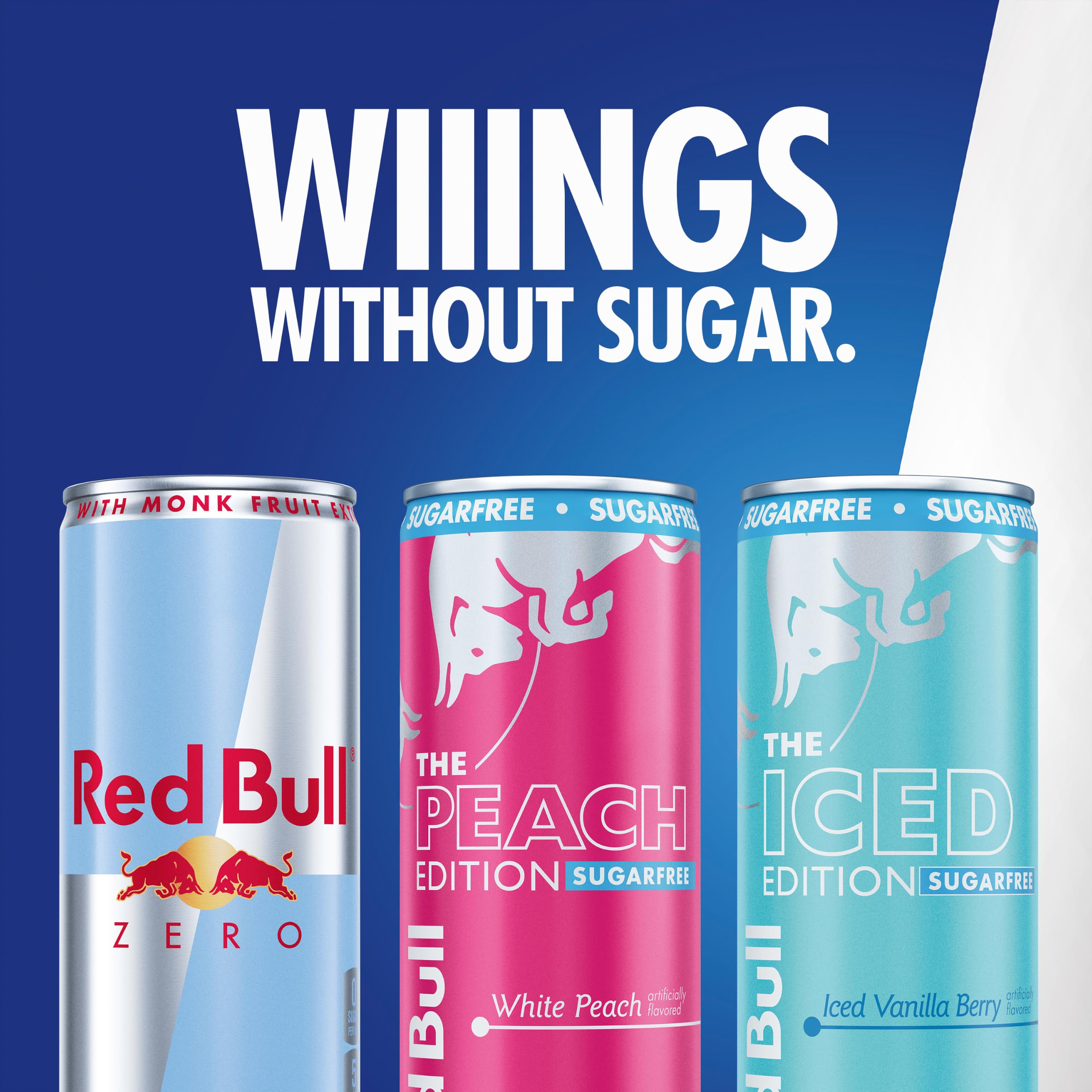 Red Bull can next to smartphone for scale showing slim can convenience and on-the-go use