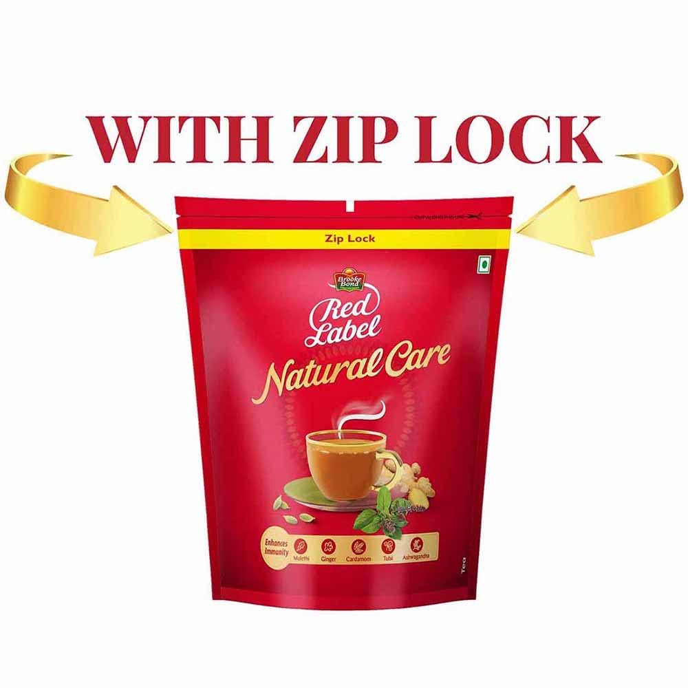 RED LABEL iced tea pitcher illustrating clear amber brew for refreshment