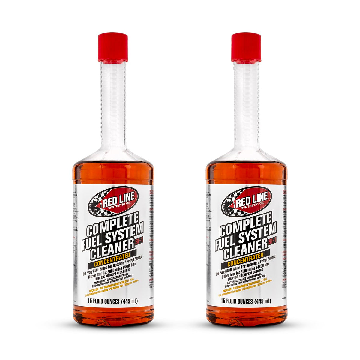 Red Line bottle front packaging showing product name and benefits