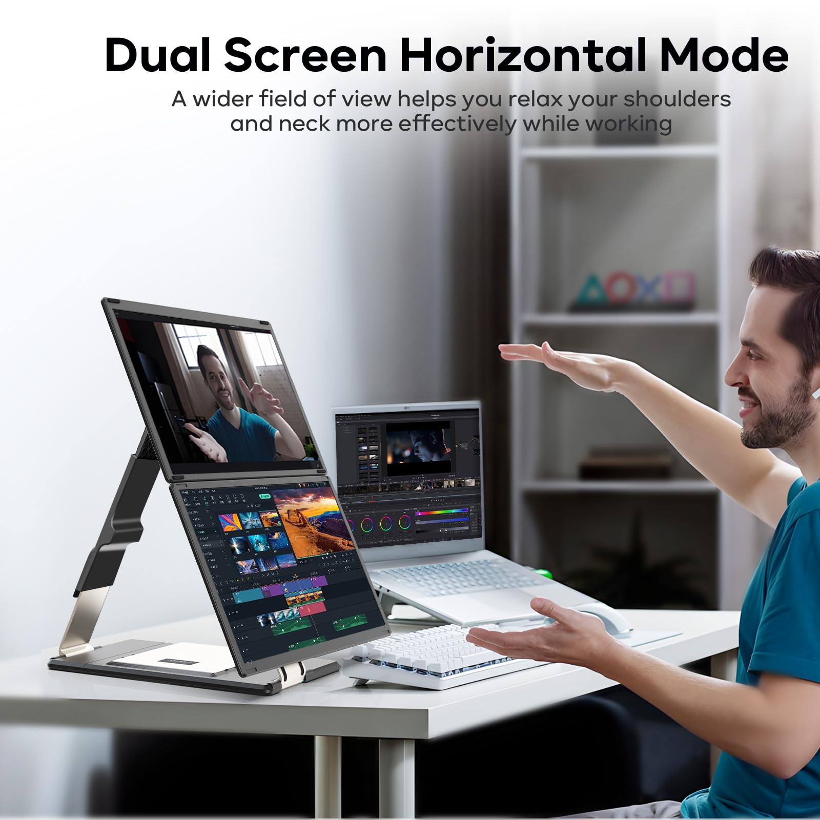 Redalf cable ports with HDMI and USB connectors illustrating easy plug-and-play