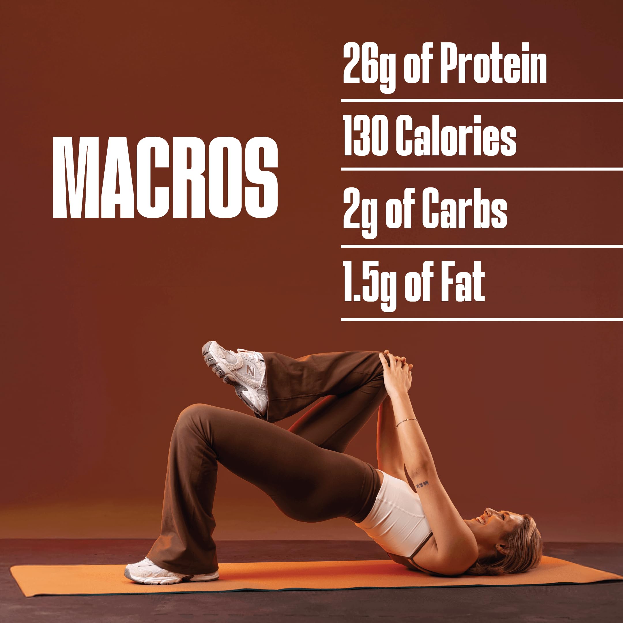 REDCON1 MRE LITE label closeup displaying nutrition facts and lactose-free claim