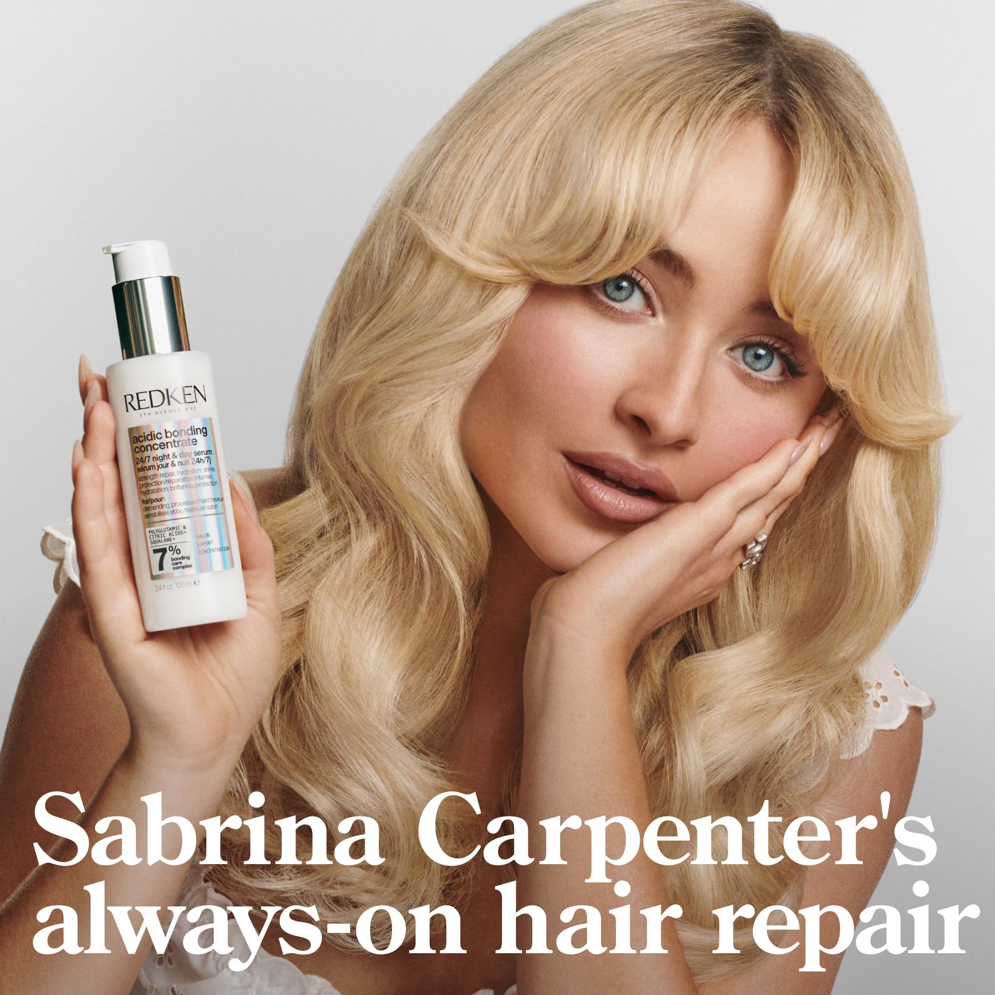Redken serum by bedside emphasizing overnight repair and restorative routine