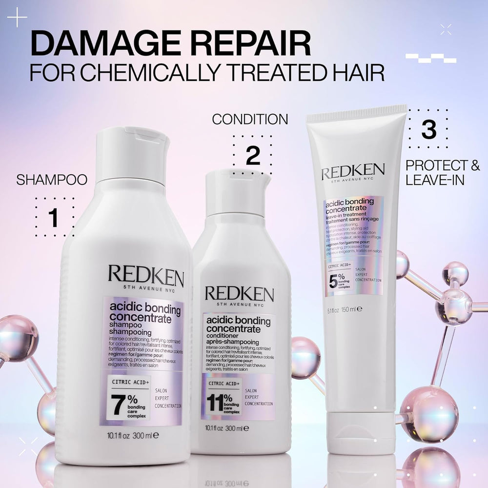 redken paired with conditioner illustrating complete bonding system