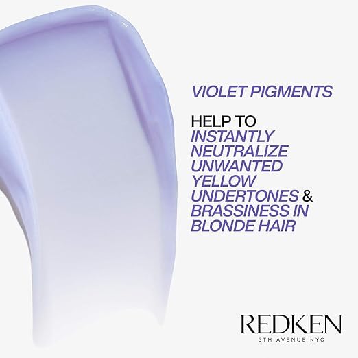 Redken Blondage next to common items to show 10.1 fl oz scale and portability