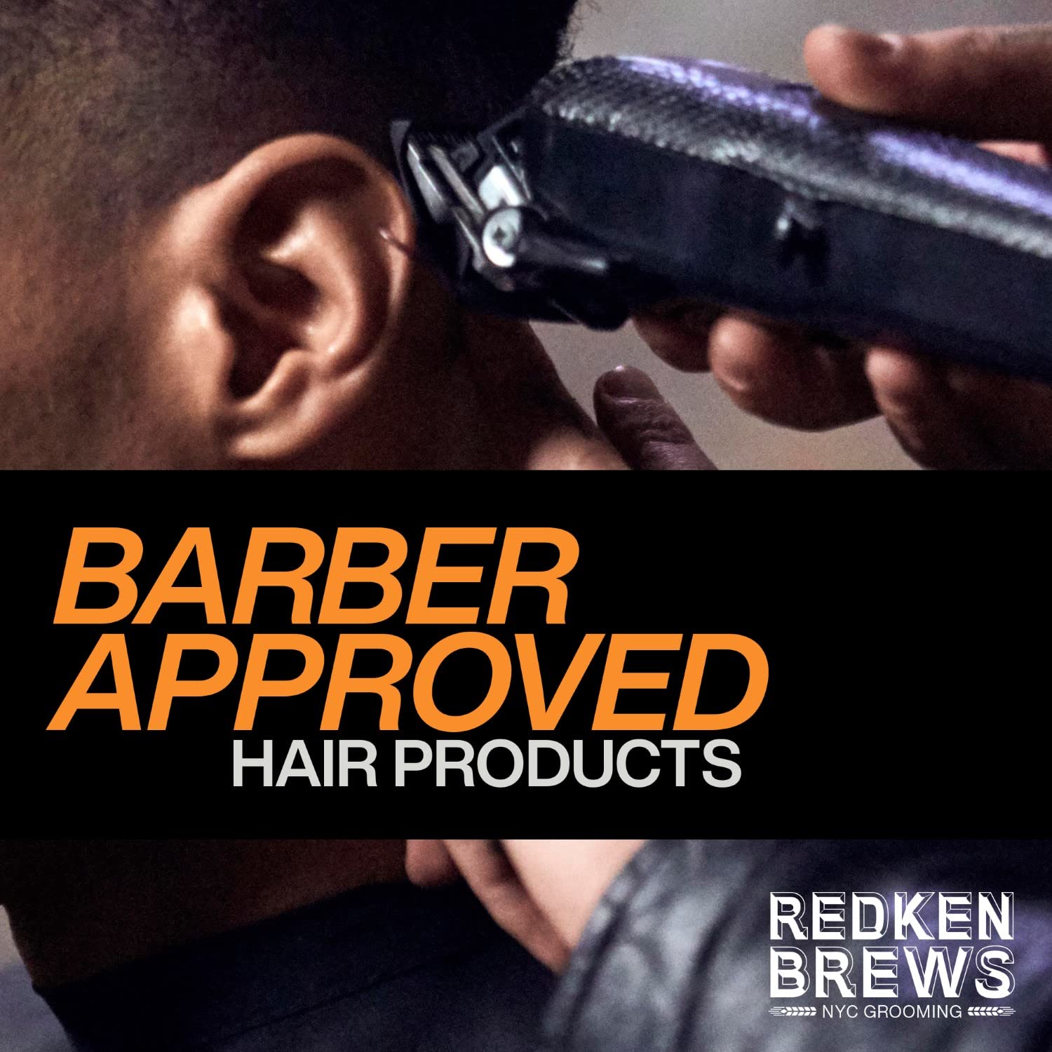 Redken Brews on bathroom shelf in lifestyle setting for everyday use