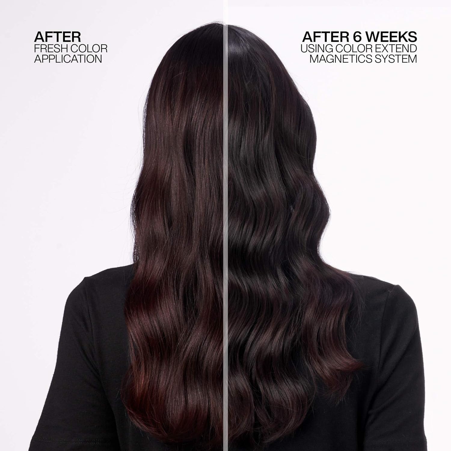 Redken back label close-up with ingredients detail and clarity benefit