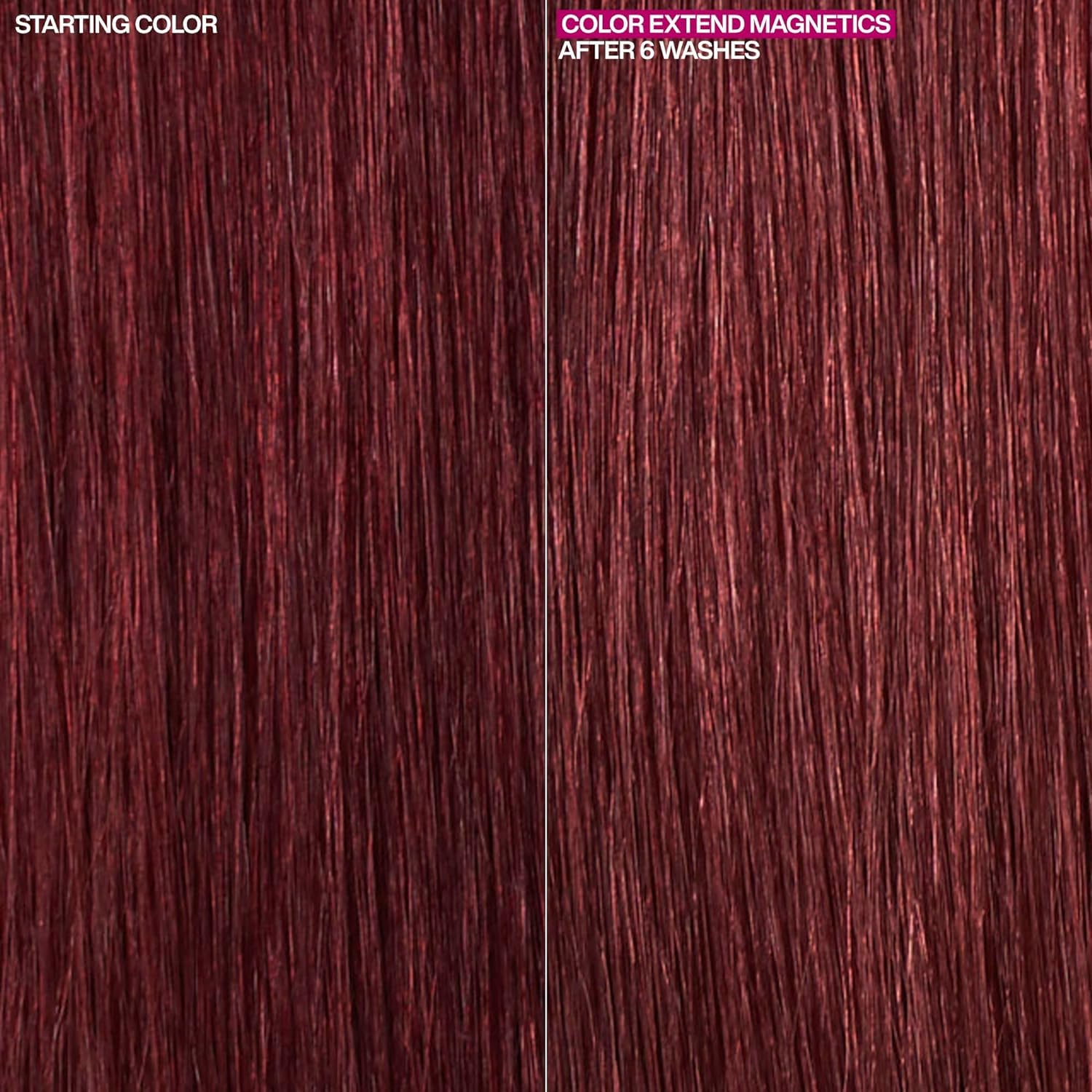 Redken shampoo in shower being massaged into hair showing color care
