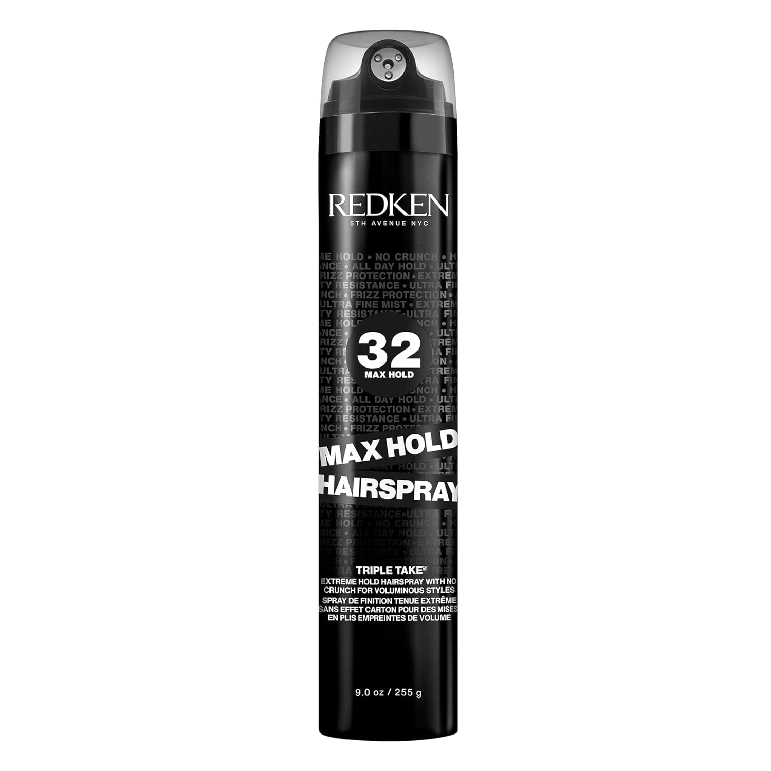 Redken Extreme Max Hold front packaging showing product and brand for reliable hold