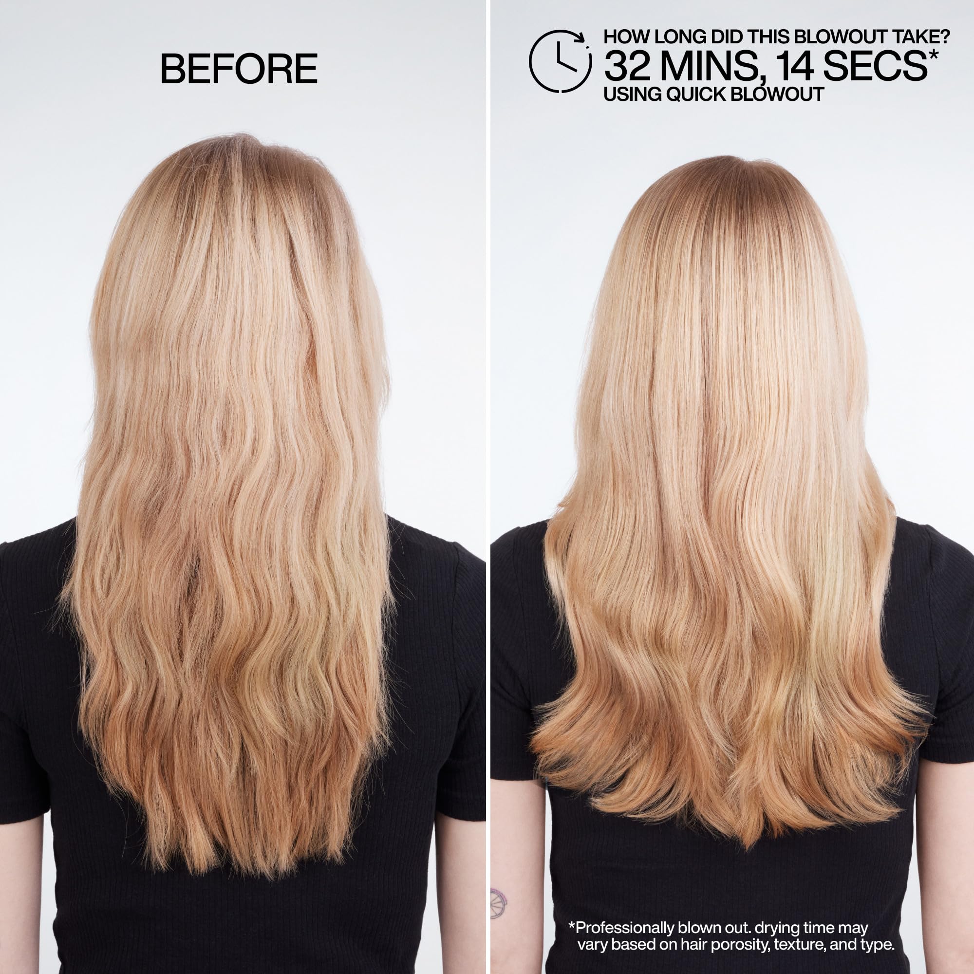 Redken close texture view showing lightweight formula and smooth conditioning benefit