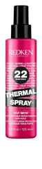 Redken thermal spray 22 front packaging showing product and benefits