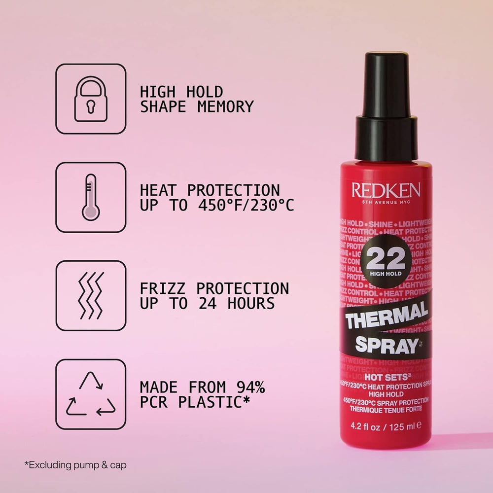 Redken spray nozzle detail illustrating precise application and control