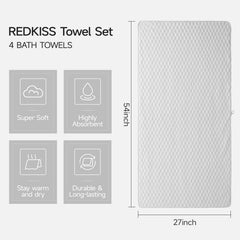 REDKISS close-up waffle texture highlighting absorbent surface