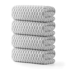 REDKISS folded towels front view showing neat stack and soft look