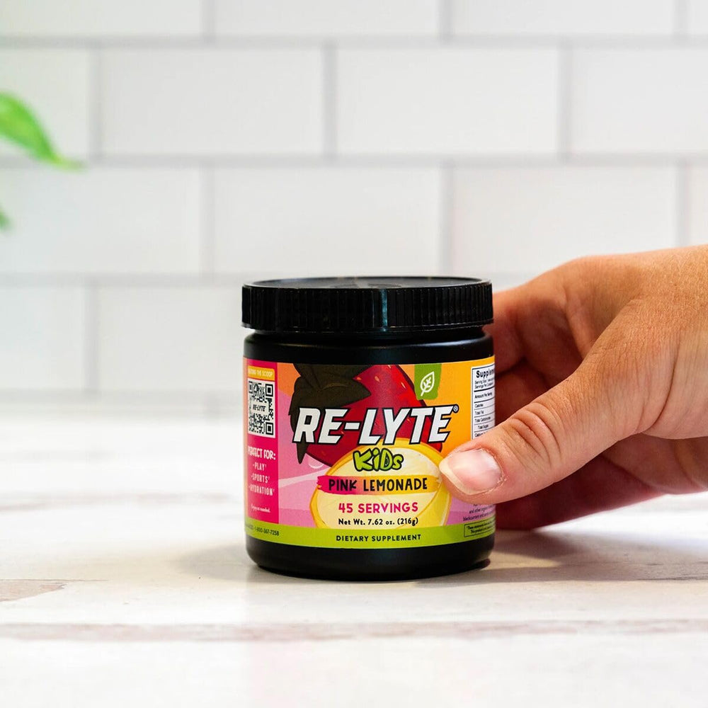 REDMOND single-serve stick and tub showing size comparison and on-the-go convenience