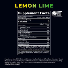 REDMOND mixed lemon lime drink in glass demonstrating refreshing sip
