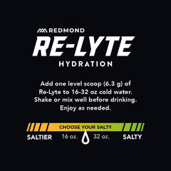 REDMOND Re-Lyte strawberry lemonade mixed in a water bottle for quick hydration