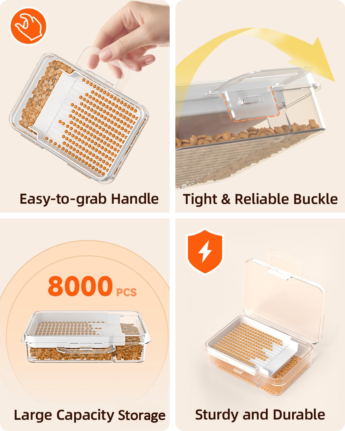 Redtwo size comparison with hand to show capacity and easy handling benefit