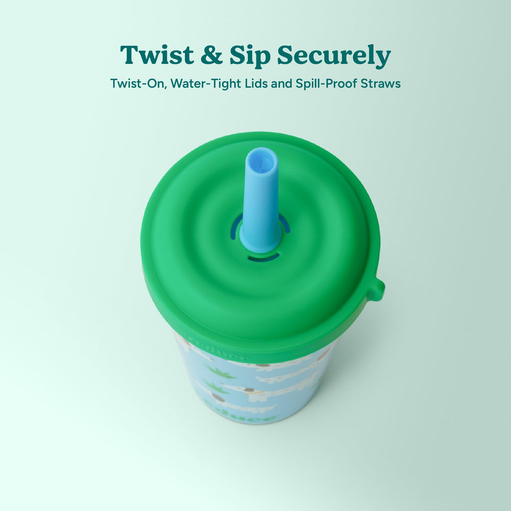 REDUCE GoGo's child holding cup showing easy-grip comfort for kids