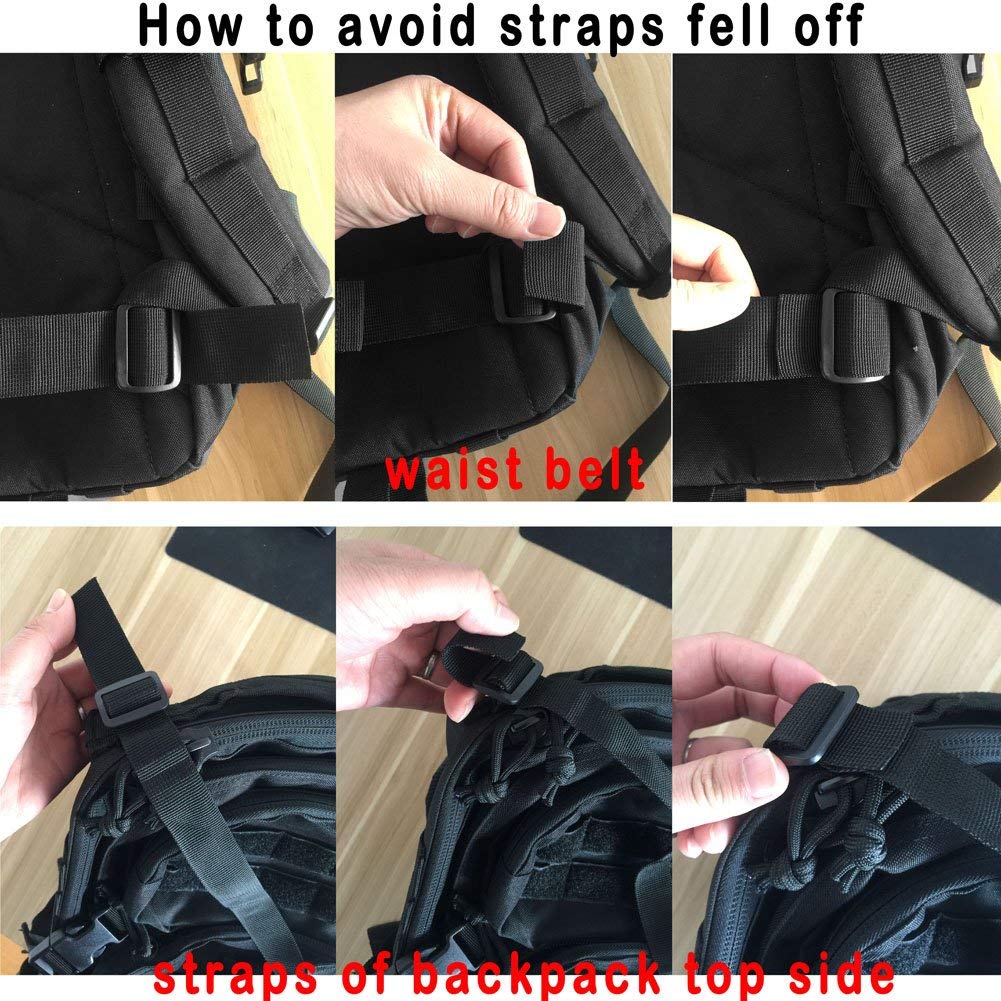 REEBOW GEAR compression strap and heavy-duty zipper close-up for secure load