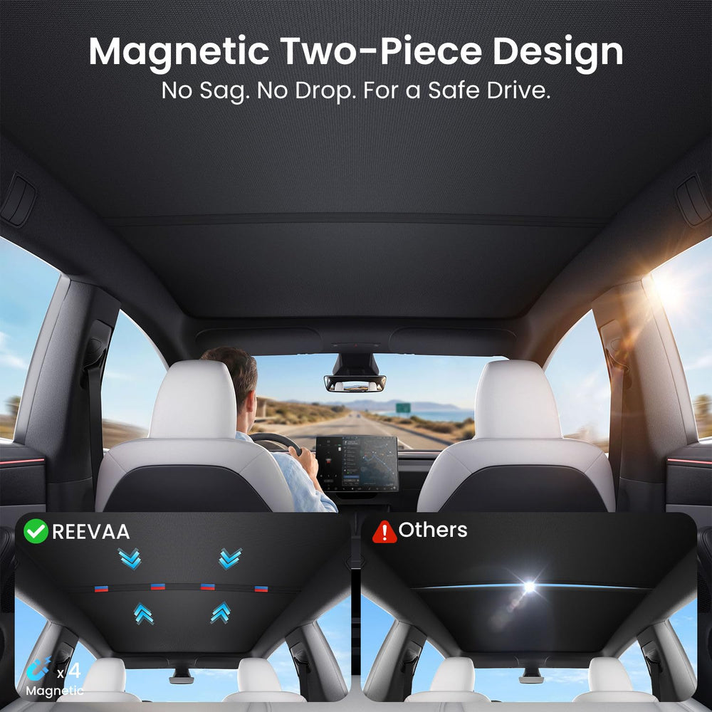 REEVAA folded shade stored in trunk showing compact seasonal storage benefit