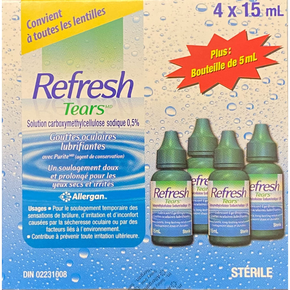 Refresh 5 ml travel bottle compact size for on-the-go relief