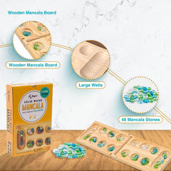 Regal Games folded wooden board demonstrating compact travel-friendly design and secure closure
