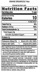 Reign can side label highlighting ingredients list and performance-focused formula