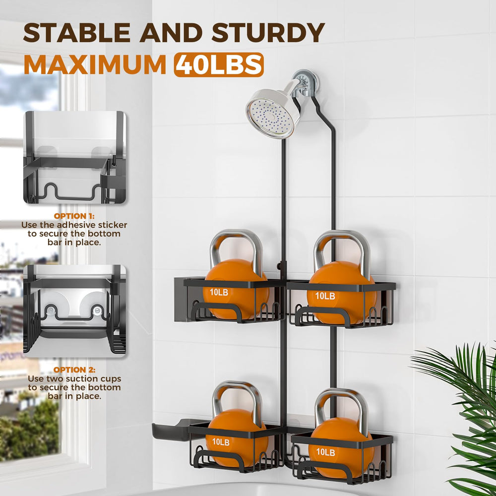 REINHARDT adjustable height bracket illustrating flexible placement between 21.3 and 26.4 inches