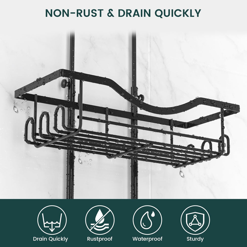 REINHARDT shelf drainage detail showing quick water runoff for dryness